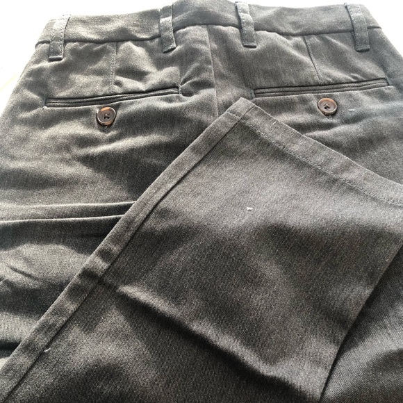 Gap Kids Slim Fit Grey Uniform Pants - Picture 5 of 7